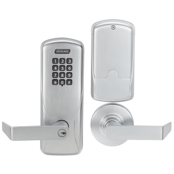 Cerradura electrónica SCHLAGE serie CO Palanca cilíndrica Rhodes