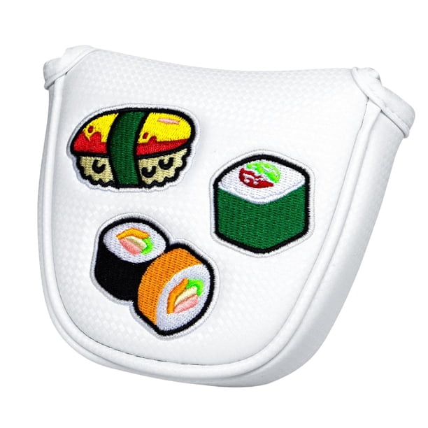 Funda de cuero para cabeza de putter de palo de golf, cubierta para la cabeza del palo de golf, equipo de entrenamiento de golf fácil de usar para el