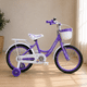 thumbnail image 5 of Bicicleta Infantil Niña Aro 14 Canasto Ruedas Apoyo Mamakids Morado, 5 of 6