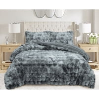 Mundo Shopping - Plumon Peludo De Felpa Con Chiporro 2 Plazas