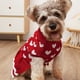 thumbnail image 3 of Ropa Para Perros Suéter Rojo Para Perros Ropa Para Mascotas Para Navidad Y Año Nuevo, 3 of 5