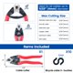 thumbnail image 2 of Cortacables Muzata Heavy Duty de Acero Inoxidable M015, 2 of 6