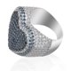 thumbnail image 1 of Anillos de Lujo para Hombre con Corazón de Moda Bling Punk Rapero, Chapados en Oro de 18K, Brillantes, Grandes, con Hielo, Hip Hop, Circonia Cúbica, Anillos de Compromiso para Hombre, 1 of 9