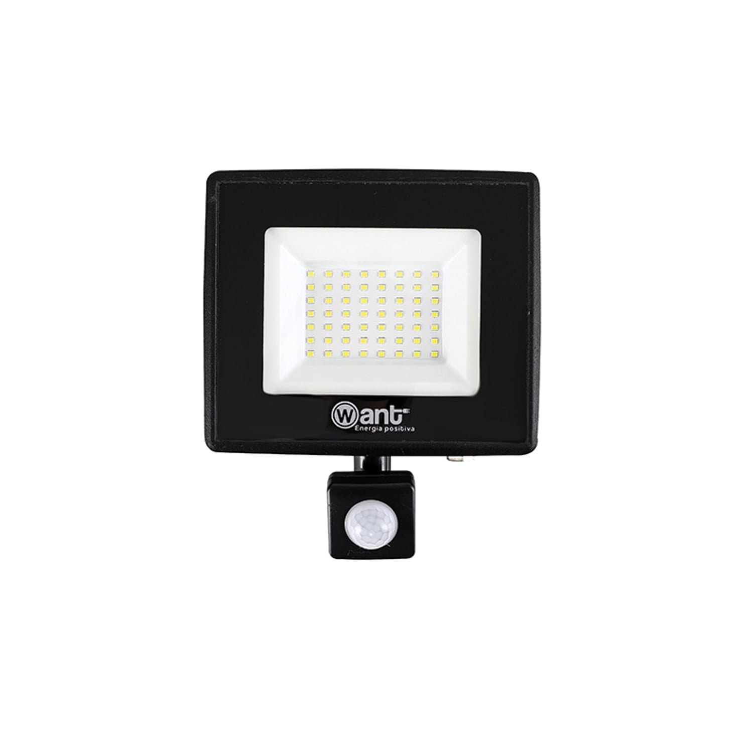Want - Foco Proyector De Área Led Light Thin Con Sensor 50w - Frío