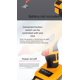 thumbnail image 5 of Pistola de Pegamento Caliente Inalámbrica para Batería de Iones de Litio Ma.kita 18V Max, Pistola de Pegamento de Derretimiento Caliente de Precalentamiento Rápido con 10 Piezas de Barras de Pegam..., 5 of 10