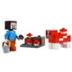 thumbnail image 2 of Set LEGO Minecraft Steve con Minifigura de Vaca Mooshroom, 2 of 8