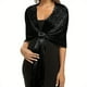 thumbnail image 1 of Sparkling Metallic Shawls Round Buckle Tassel Wraps Scarf For Evening Party Dresses Wedding Party, 1 of 3