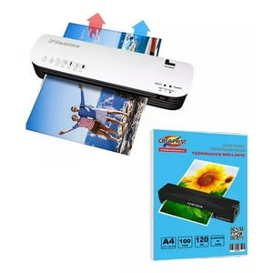 Creaprint - Pvc Laminadora Plastificadora A4 Térmica + 100 Laminas