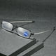 thumbnail image 4 of Gafas de lectura con antena anti-luz azul para hombres y mujeres, gafas telescópicas con patas plegables, gafas portátiles para personas mayores con bolsa con cremallera, 4 of 5
