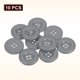 thumbnail image 3 of Uxcell 10pcs Botón de Costura 25mm 4 Agujeros Botones Redondos de Resina para Manualidades, Gris, 3 of 6