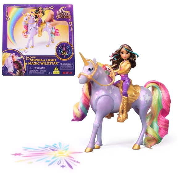 Toy Unicorn Academy Sophia & Light Magic Wildstar con accesorios