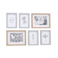 Vgo - Set 6 Marcos Mad 4 10X15 2 15X20 Gri