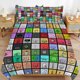 thumbnail image 1 of x261 Battle for Dream Island BFDI Bed Duvet Cover Microfiber Bedding Sets 3D Printed Lightweight 3 Piece Comforter Sets, 1 Duvet Cover And 2 Pillow Shams for Kids Boys Girls 79"x90" jn261, 1 of 5