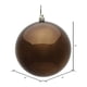 thumbnail image 2 of Bola de chocolate Ornament Vickerman de plástico irrompible para interiores, 2 of 4