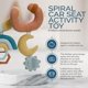thumbnail image 4 of Asiento de coche y cochecito en espiral Itzy Ritzy de Activity Toy Rainbow, 4 of 6