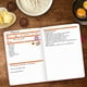 thumbnail image 2 of Libro de recetas Legend - Libro de cocina en blanco tapa dura A5 58 recetas Rosa fuerte, 2 of 3
