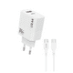 thumbnail image 1 of Cargador Carga Rápida 35w Doble Usb Usb-c + Cable Usb-c, 1 of 5