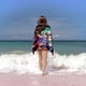 thumbnail image 2 of PINKFONG Toalla de playa de secado rápido con diseño temático, regalo para mujeres y niñas, ideal para cumpleaños, fans, amantes de la música, uso en la playa o al aire libre, 78 × 150 cm, 2 of 6