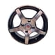 thumbnail image 1 of Juego De Llantas 15X6.0 4/114.3 Black Face Machined (5386), 1 of 3