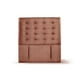 thumbnail image 1 of Respaldo Napoles Cuero Tabaco 1 Pza, 1 of 2