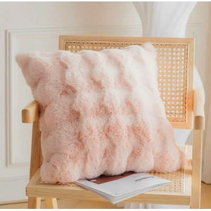 Todo Hogar Santiago De Chile - Cojín Extra Suave Diseño 3D Jaspeado - Rosa