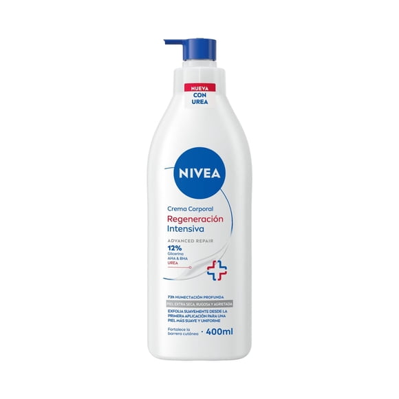 Crema Corporal Nivea advanced repair piel extra seca, 400 ml