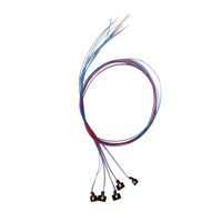 Magideal - 5Pcs 1:87 Escala De Lámpara Smd De Cableado Lámpara De Bricolaje 3V Mini Escenas De Chips Pre-Soñadas Luz De Juguete Para El Modelo Arquitectónico Diy Cálido