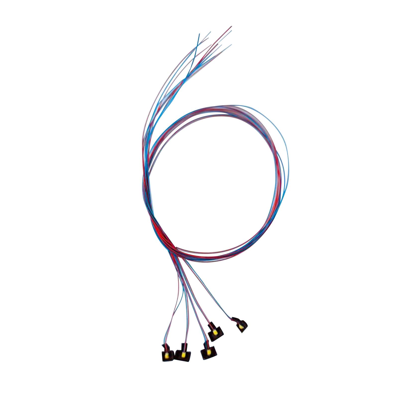 Magideal - 5Pcs 1:87 Escala De Lámpara Smd De Cableado Lámpara De Bricolaje 3V Mini Escenas De Chips Pre-Soñadas Luz De Juguete Para El Modelo Arquitectónico Diy Cálido