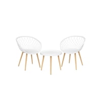 Habita2 Chile - Set De Terraza Magic Mesh Blanco