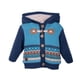 thumbnail image 1 of Chaleco Bebé Niño con Botones Forrado Tejido Jacquard Azul, 1 of 2