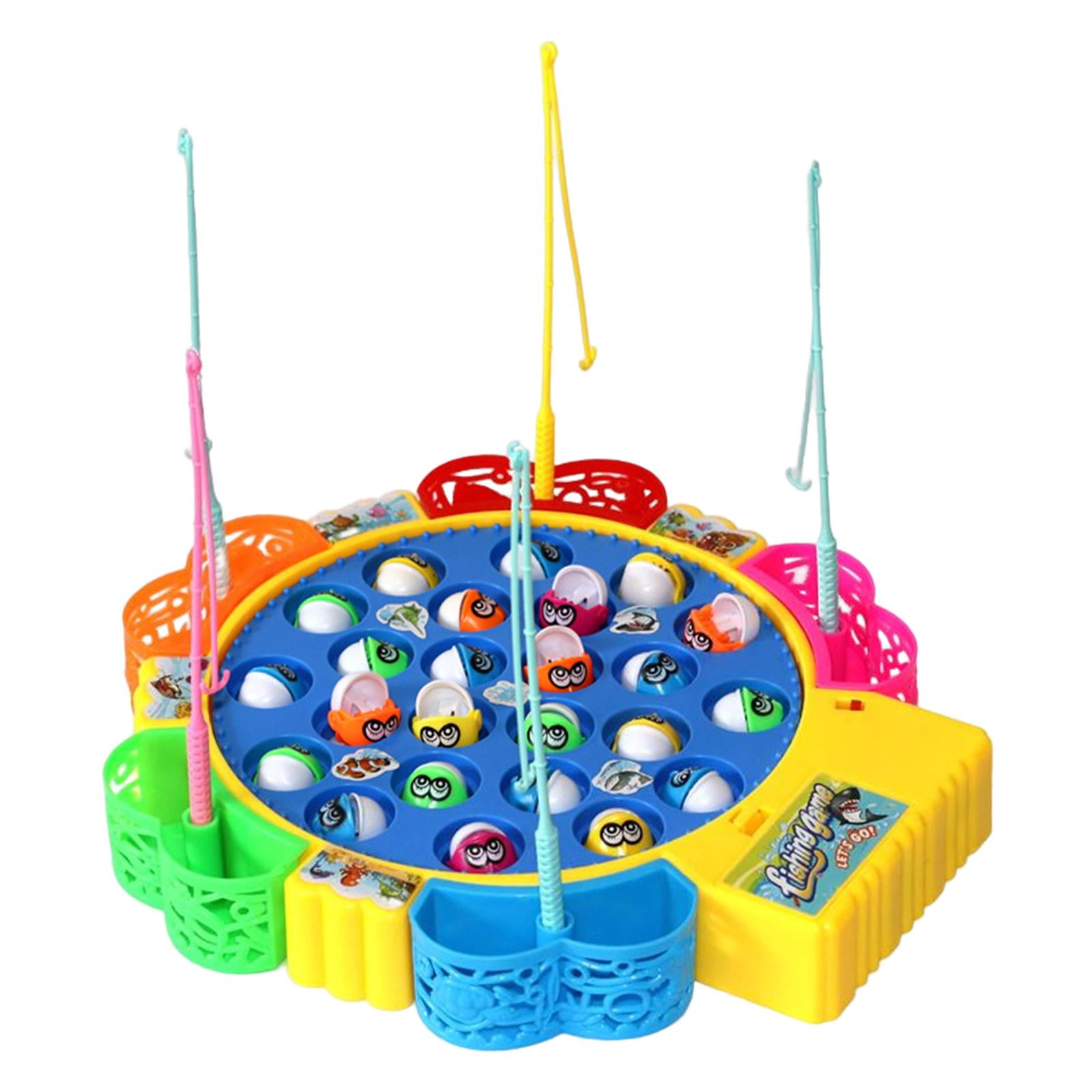 Magideal - Novedad, Juego Giratorio, Juguete Para Niños, Habilidad De Motor Fino, Juguete Para Niños, Juego Para Niños De 3 A 5 Años, , 24 24 Peces