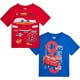 thumbnail image 1 of Pack de 2 Remeras para Niños de Disney Cars con Gráficos de Rayo McQueen, 1 of 7
