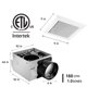 thumbnail image 5 of Ventilador de Baño VENTECHLATION 160 CFM, Conducto de 6" y Control de Humedad, 5 of 6