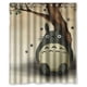 thumbnail image 1 of Cortina de ducha de Mi vecino Totoro, juego de cortinas de baño con ganchos, tamaño 60 x 72 pulgadas, 1 of 3