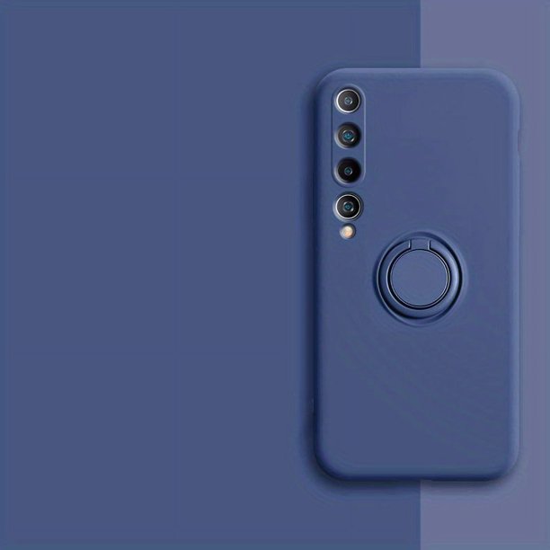 Suitable For Xiaomi 10 Phone Case Integrated Bracket Car Magnetic Suction Xiaomi 10 Pro Protective Cover Anti-fall Full Package Edge Liquid Pure Color Simple Stylish Trend MIUI Stand Bracket