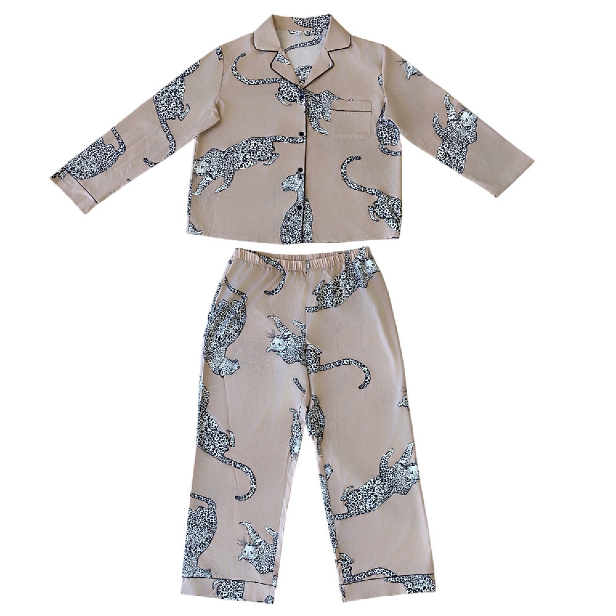 Boulevard - Pijama Mujer Largo Satin Rosa Gold Talla M