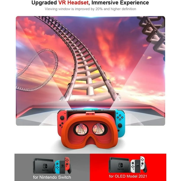 Auricular VR ajustable para Nintendo Switch y modelo OLED Gafas