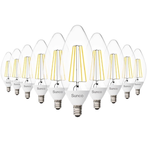 Bombilla LED Sunco Dusk to Dawn B11 de 5 W (equivalente a 40 W), 3000 K