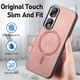 thumbnail image 5 of Magnetic Slim Case for Honor 90 Pro 5G with Camera Guard & Anti-Scratch Back Pink, 5 of 6