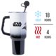 thumbnail image 2 of Vaso térmico Silver Buffalo Star Wars 1180 ml de acero inoxidable, 2 of 6