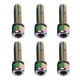 thumbnail image 1 of 6x Tornillo De Vástago De Bicicleta Anti-óxido M5x18mm Tornillos De Ciclo De Perno Hardware Rainbow, 1 of 5