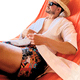 thumbnail image 2 of Kimono de algodon blanco de verano unisex, 2 of 2