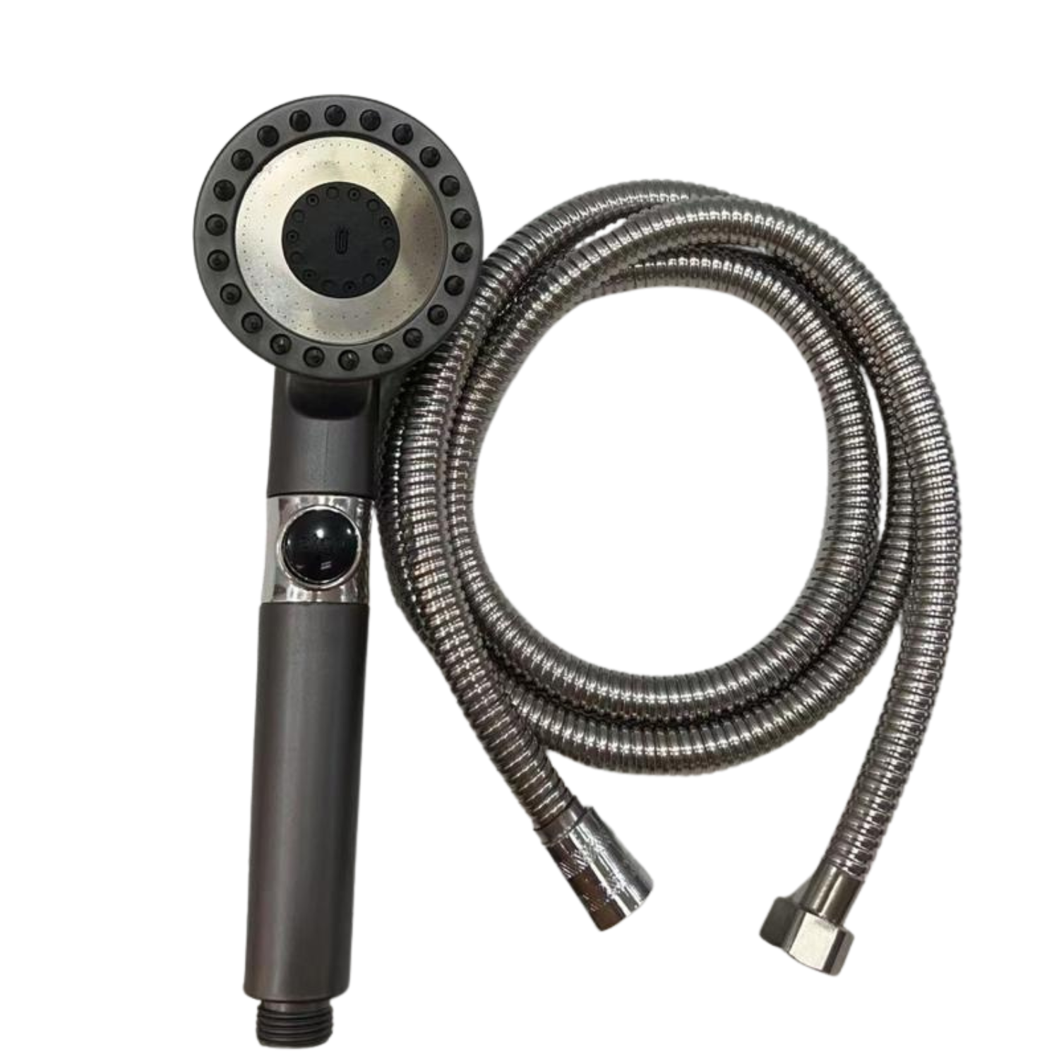 Genérico - Ducha De Mano De Alta Presión Turbo-Cargado Plateado Cromado