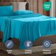thumbnail image 5 of Juego de sábanas Nestl para cama queen size, 4 piezas, bolsillo profundo, azul brillante, 5 of 9