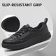 thumbnail image 3 of Zapatos de Trabajo Treesky Slip-On de Cuero Sintético Antideslizante, 3 of 7