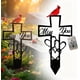 thumbnail image 1 of Placa conmemorativa metal cementerio recuerdo cardenal marcador tumba cruz te extraño, 1 of 8