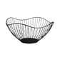thumbnail image 4 of Cesta De Almacenamiento De Frutas De Escritorio, Cuencos Grandes Para Sala De Estar, Aperitivos, Pan, Negro, 4 of 5