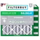 thumbnail image 1 of Filtro de aire Filterbuy MERV 8 24 x 24 x 4 Essential Polvo Allergy, 1 of 9