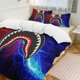 thumbnail image 1 of Red Blue Lightning Bape Shake Camo Comforter Set Soft 3 Pcs Twin Bedding Sets Thicken for All Season, 1 of 5