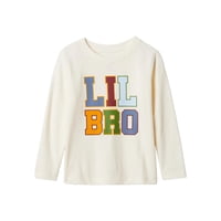 Camiseta Gap Para Niños De Manga Larga Con Estampado, 100% Algodón, 5 Años